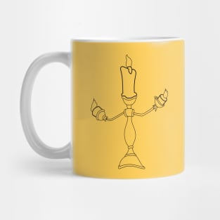 Candelabra Sidekick Outline Mug